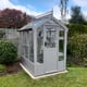 4x6 Swallow Lark Painted Greenhouse