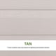 Lifetime 7x7 Plastic Shed Colour Swatch Tan