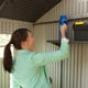 Lifetime 7x7 Plastic Shed Door Lock Install