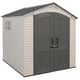 Lifetime 7x7 Plastic Shed Front View