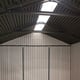 Lifetime 7x7 Plastic Shed Interior Skylight Roof