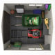 Lifetime 7x7 Plastic Shed Interior Top Down