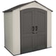 Lifetime 7x4.5 Plastic Shed Front View