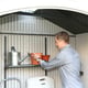 Lifetime 7x4.5 Plastic Shed Interior With Couple