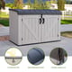 Lifetime 3x6 Horizontal Plastic Outdoor Storage Unit Colour Options
