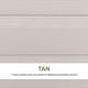 Lifetime 3x6 Horizontal Plastic Outdoor Storage Unit Colour Swatch Tan