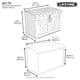 Lifetime 3x6 Horizontal Plastic Outdoor Storage Unit Dimensions Diagram
