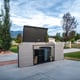 Lifetime 3x6 Horizontal Plastic Outdoor Storage Unit Driveway Angle