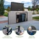 Lifetime 3x6 Horizontal Plastic Outdoor Storage Unit Feature Icons