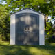 Lifetime 7x7 Plastic Shed Garden Front