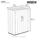 Lifetime Vertical Storage Unit Dimensions Diagram