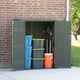 Lifetime Vertical Storage Unit Doors Open Tools