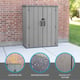 Lifetime Vertical Storage Unit Front Doors Closed