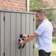 Lifetime Vertical Storage Unit Hinge Detail