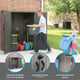 Lifetime Vertical Storage Unit Loading Tools Man