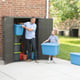 Lifetime Vertical Storage Unit Loading With Child