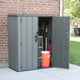 Lifetime Vertical Storage Unit Doors Open Storage
