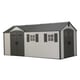 Lifetime 17.5x8 Plastic Shed Front View