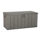 Lifetime 568 Litre Plastic Outdoor Storage Box Brown Front View