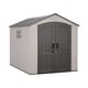 Lifetime 7x9.5 Plastic Shed Front View