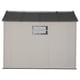 Lifetime 7x9.5 Plastic Shed Rear Window View