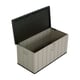 Lifetime 568 Litre Plastic Outdoor Storage Box Desert Sand Open Empty
