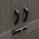Lifetime 7x12 Plastic Shed Door Handles Detail