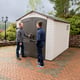 Lifetime 7x12 Plastic Shed Garden With Couple