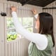 Lifetime 7x12 Plastic Shed Interior Window Woman