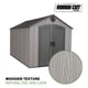 Lifetime 8x12.5 Plastic Shed Dimensions Foundation