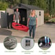 Lifetime 8x12.5 Plastic Shed Feature Icons