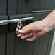 Lifetime 7x9.5 Plastic Shed Door Lock Hand