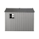 Lifetime 7x9.5 Plastic Shed Front Window View