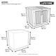Lifetime Horizontal Plastic Outdoor Storage Unit Dimensions Diagram
