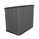 Lifetime Horizontal Plastic Outdoor Storage Unit Front Angle
