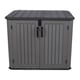 Lifetime Horizontal Plastic Outdoor Storage Unit Front View