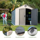 Lifetime 8x17.5 Plastic Shed Colour Feature Detail