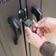 Lifetime 8x17.5 Plastic Shed Door Lock Hand
