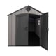 Lifetime 8x17.5 Plastic Shed Doors Open Front