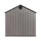 Lifetime 8x17.5 Plastic Shed Front Angle