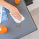 Lifetime Storage Cube Cleaning Lid Hand