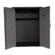 Lifetime Utility Plastic Storage Shed Doors Open Front