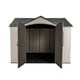 Lifetime 10x8 Plastic Shed Front Angle Two