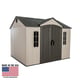 Lifetime 10x8 Plastic Shed Front View