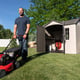 Lifetime 10x8 Plastic Shed Garden With Mower