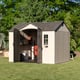 Lifetime 10x8 Plastic Shed Garden With Table