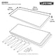 Lifetime 30x10 Shelf Accessory Dimensions Diagram