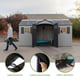 Lifetime 15x8 Plastic Shed Garden Feature Icons