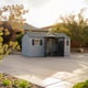 Lifetime 15x8 Plastic Shed Garden Front View