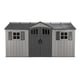 Lifetime 15x8 Plastic Shed Front Garden Angle